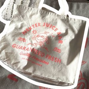 💥2/$15💥 NECTAR JUICE BAR CANVAS Vintage TOTE BAG